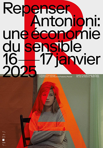 Lien vers la publication Colloque / Repenser Antonioni : une économie du sensible. Conférence d'Antonio Di Bacco - Les territoires du kairos : Antonioni et l’art de territorialiser l’instant